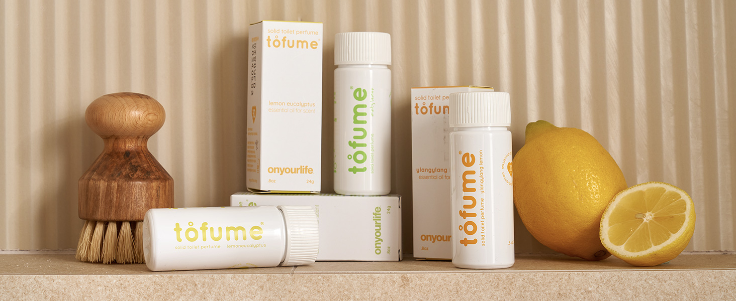 tofume has various natural based scent