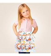 Goaste Egg Collecting Apron for Kids, 8 Pockets Child Egg Holding Apron, Chicken Egg Gathering Ap...