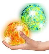 ArtCreativity Light-Up Dancing Ball with Sound Effects, Set of 2, LED Vibrating and Singing Ball ...