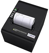 RIBAO Thermal 80mm POS Printer Receipt Printer Connect Cash Registers Cash Drawer, BC-55 BC-40 BC...