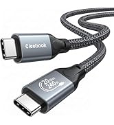 6FT USB C to USB C 3.2 Gen 2 X 2 Video Cable for Monitor, 240 Watt Fast Charging Cable, 20Gbps Hi...