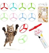 VOXGET Interactive Cat Disc Launcher Toy, Rechargeable with 8 Flying Discs | Cat Toys for Indoor ...