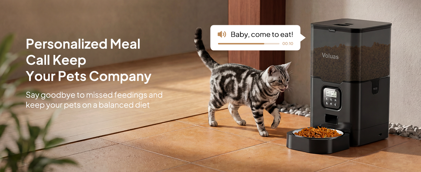 VOLUAS Automatic Cat Feeders