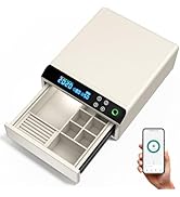 HOLEWOR Gun Safe, Slide Away Biometric Pistol Safe Quick Access Bluetooth APP Drawer Safe Jewelry...