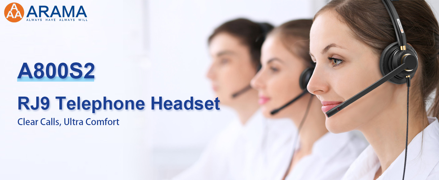 A800S2 telephone headset