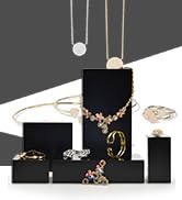 Oirlv Solid Wood Jewelry Display Stand Wood Display Riser