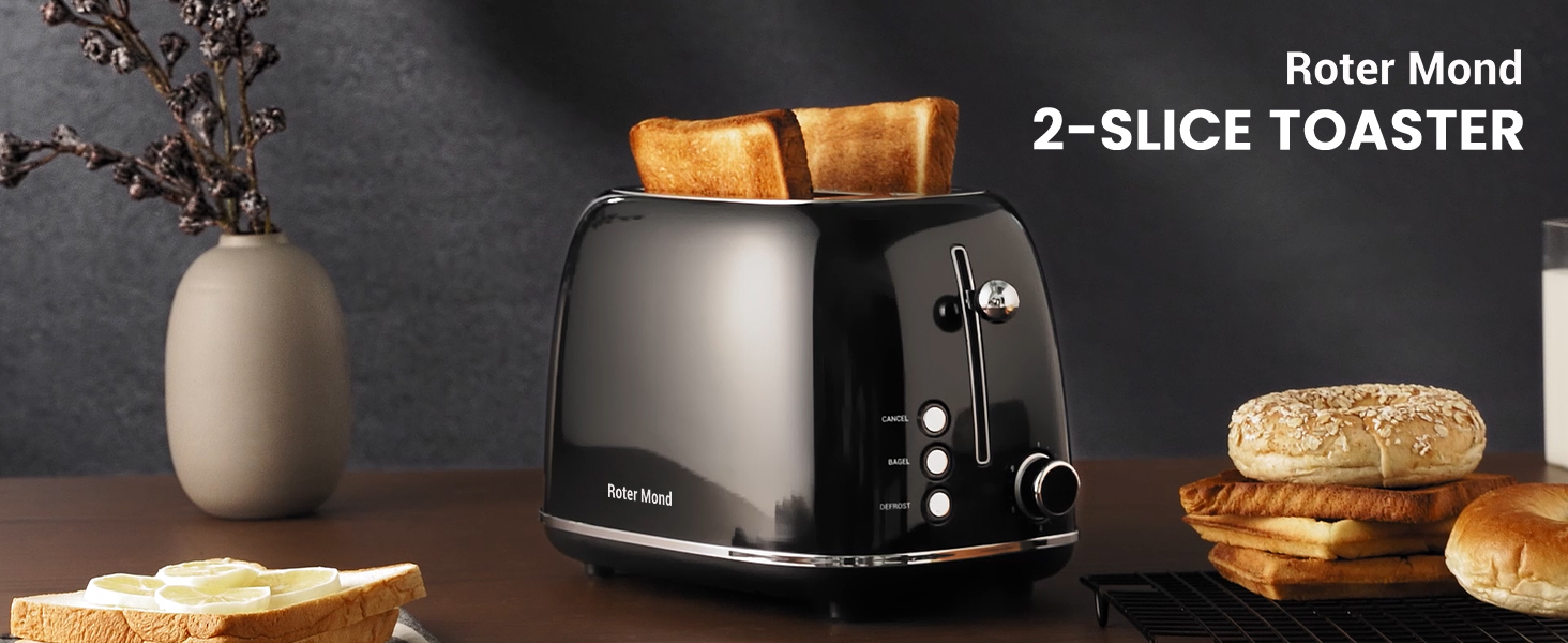 ROTER MOND 2 SLICE TOASTER