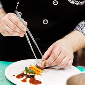 8” cooking tweezers