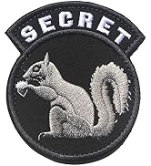 secret squirrel patch police backpack hook - swat iron on patch military patches air force police