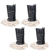 LAKE OF FIRE 4 Pcs Boot Bag for Cowboy Boots - Travel Boot Storage Shoes Bag for Cowboy Boot Prot...