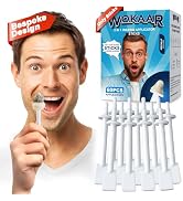 Wokaar Nose & Ear Waxing Sticks–Professional Nasal Hair Removal 60 Precision Applicators for Pain...