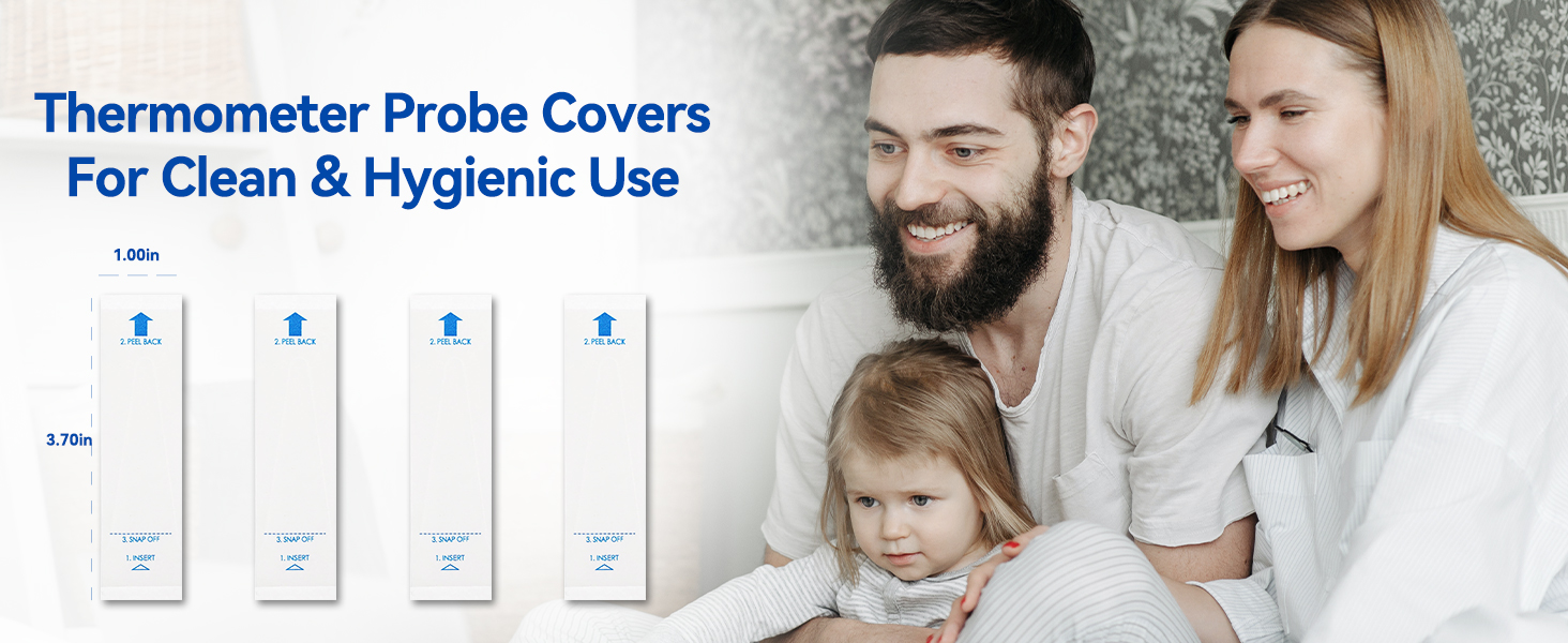 Universal Thermometers Sleeves for Adult and Kids