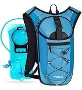 WELIDAY Hydration Backpack with 2L Water Bladder, Lightweight Hydro Pack for Cycling, Running, Hi...