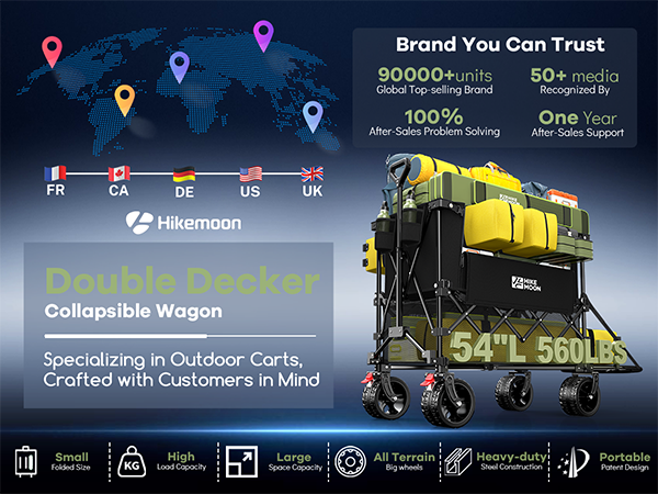 Collapsible Portable Utility Wagon Cart