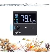 Aquarium Thermometer Digital with Motion Sensor for Glass Tank, Aquariums Temperature Gauge with ...