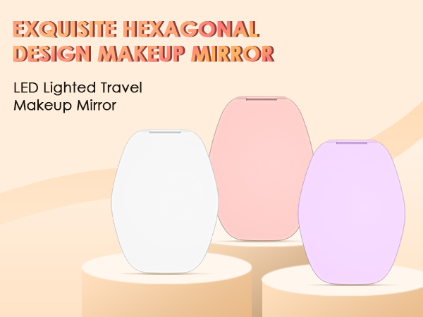 travel lighted makeup mirror
