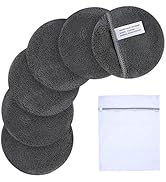 SUNLAND Reusable Makeup Remover Pads for Face,Eyes,Lips Microfiber Face Cleansing Gloves Washable...