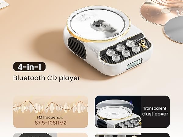 cd player with speakers