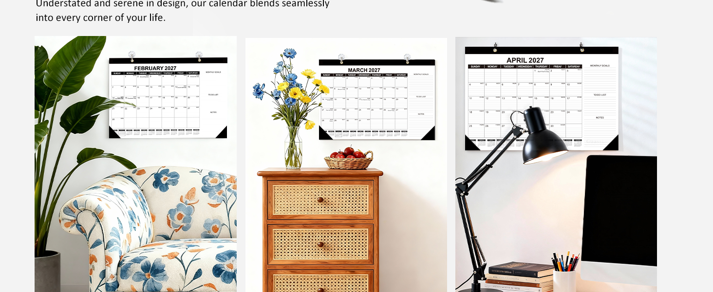 desk calendar