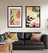 HEART ART 24x36 Poster Frame in Black,Display Pictures 18x24 with Mat or 24 x 36 Posters Without ...