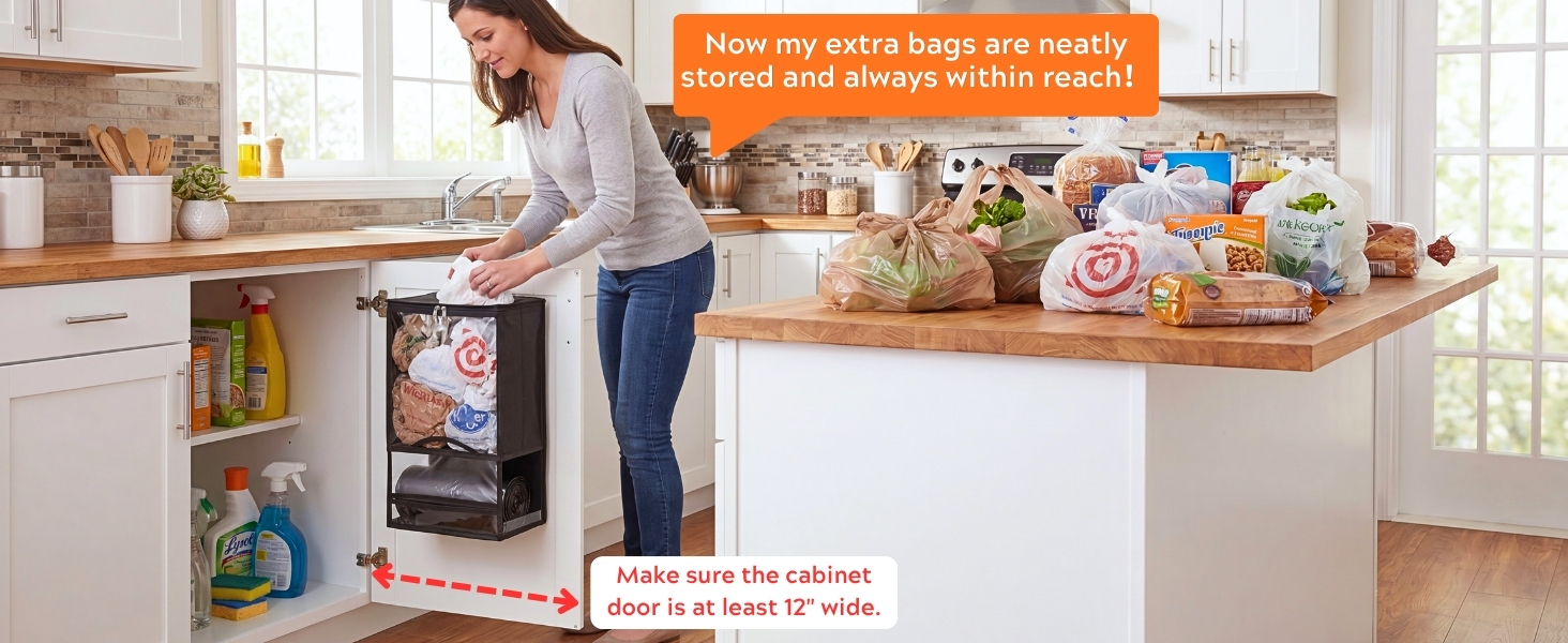 plastic bag holder
