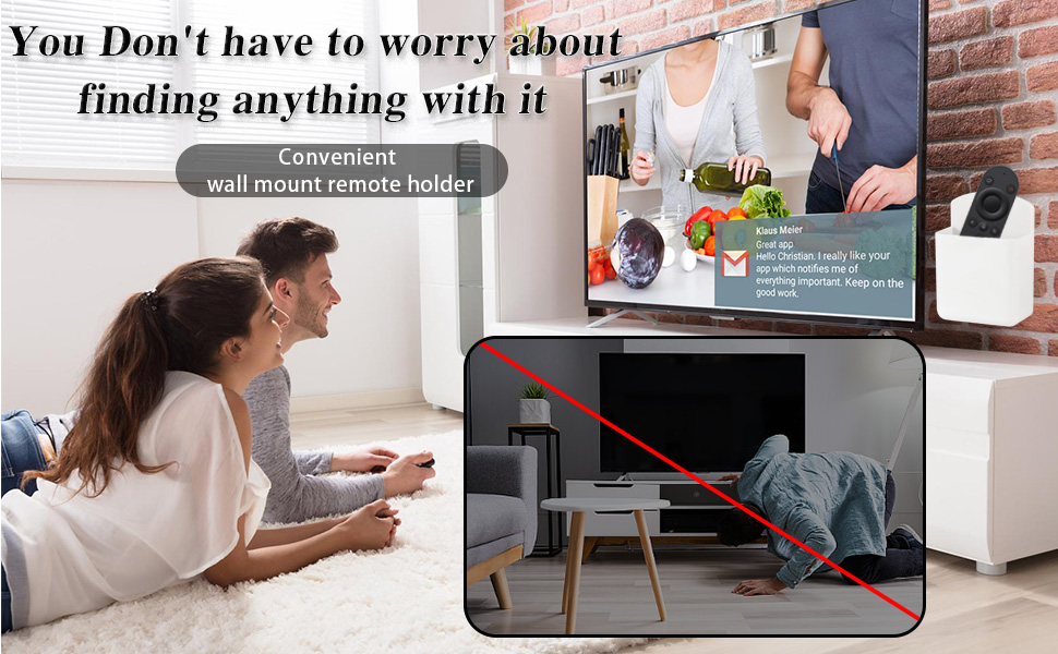 Remote Holder with Screws