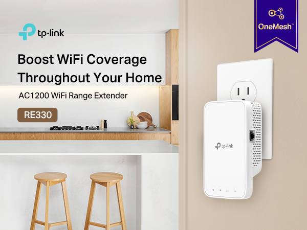 WiFi Range Extender- TP-Link AC1200 RE330