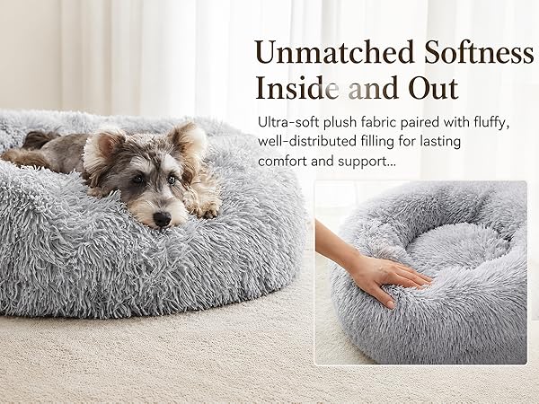 plush dog bed MP A+ 3-1