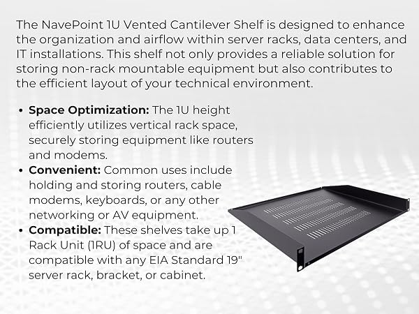 NavePoint Cantilever Shelves