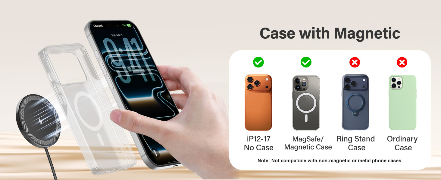 Case with Magnetic