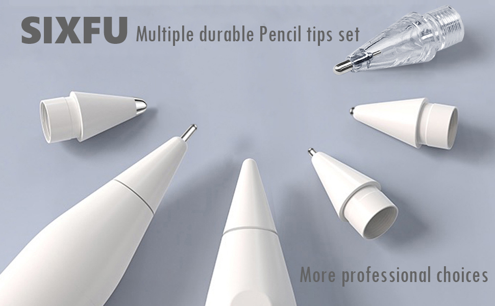 Multiple durable apple pencil tips