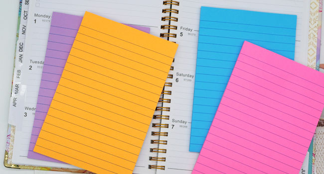 Sticky notes 4x6