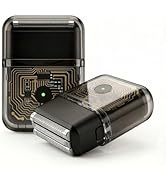 Electric Foil Shavers for Men, Mini Portable Travel Shaver, 3-Blade Reciprocating Razor, IPX7 Wat...