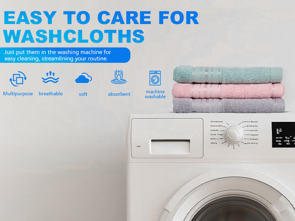 100% Cotton Wash Cloths