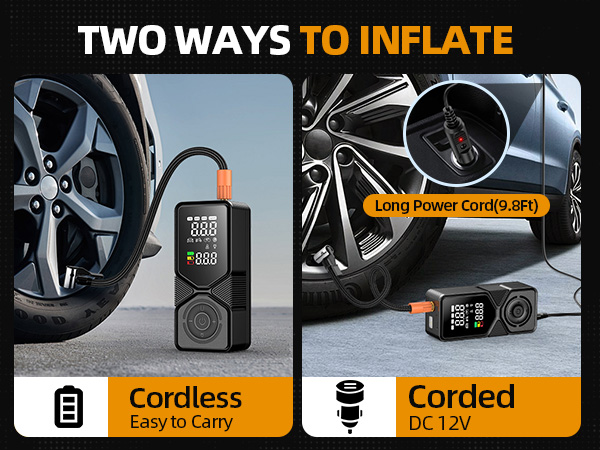 Tire Inflator Portable Air Compressor