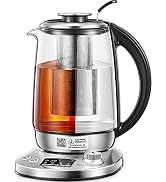 Electric Tea Maker FOHERE, Smart Tea Kettle with 9 Presets and Programmable Temperature Control, ...