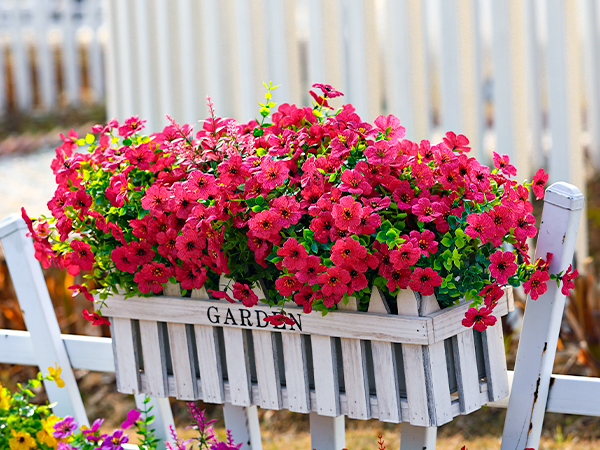 artificial flowers for outdoors
