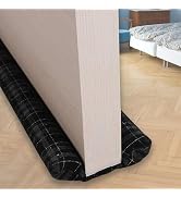 VISEMAN 36 Inch Under Door Stopper - Noise Blocker & Draft Stopper - Machine-Washable Checker Ink...