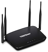 TRENDnet AC1200 Dual Band WiFi Router, TEW-831DR, Gigabit WAN Port, 4 x 5dBi Antennas, Wireless A...