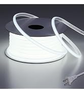 BENLUN AC 110V COB LED Strip Lights Outdoor Waterproof 65.6ft, 6000K Cool White Super Bright 200W...
