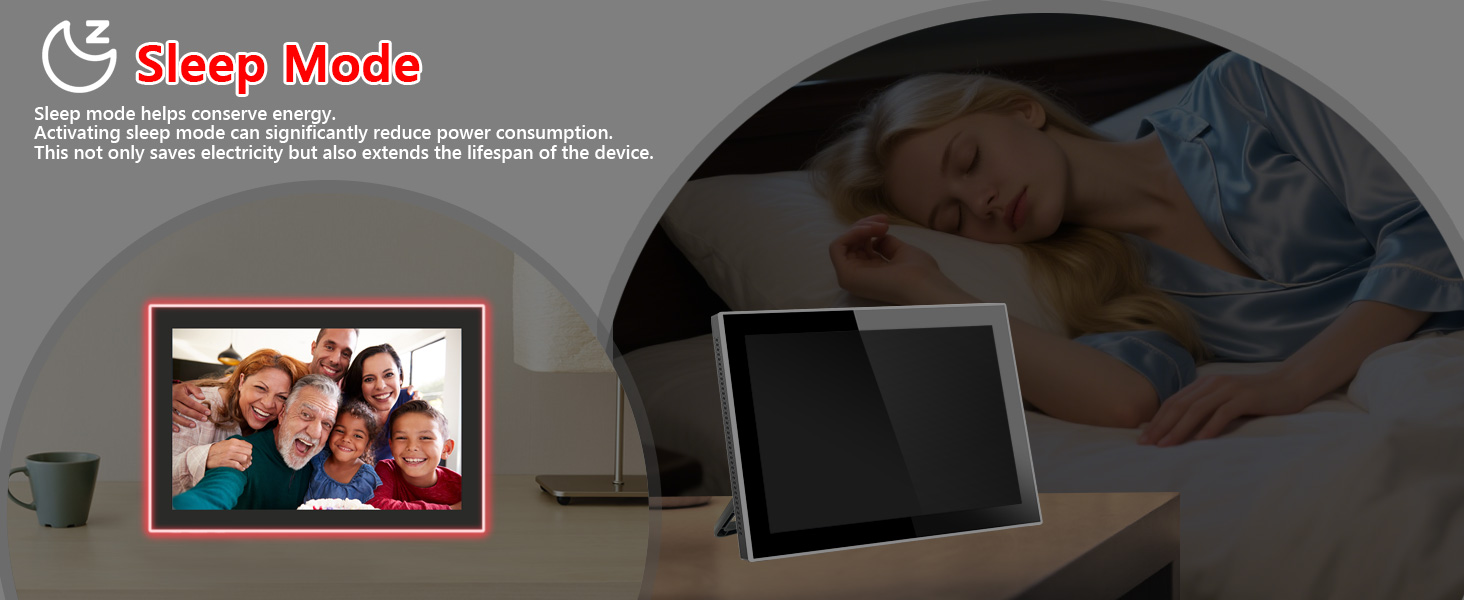 FRAMEO 10.1 Inch Smart WiFi Digital Photo Frame Digital Picture Frame