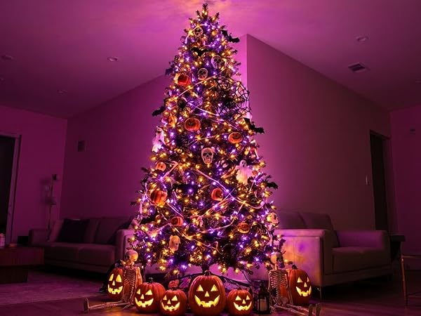 Halloween tree decor