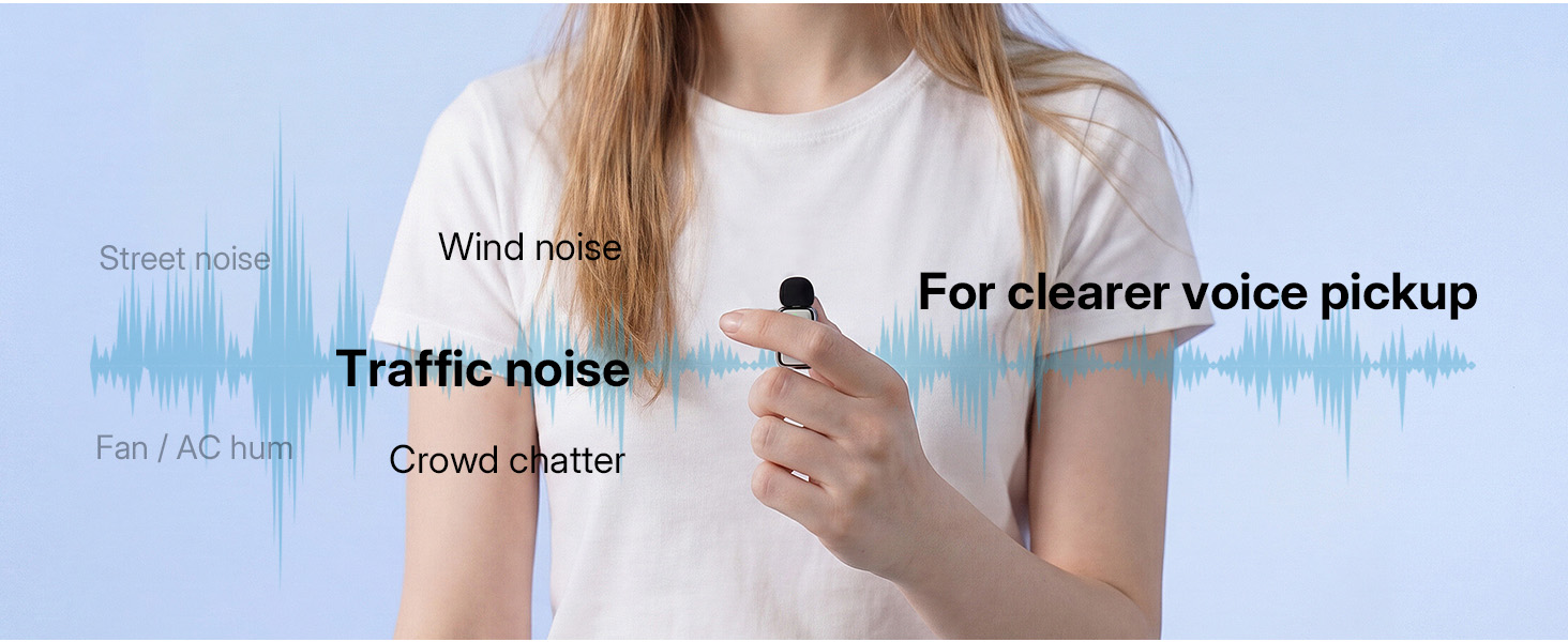 Traffic noise Reduction For clearer voice pickup