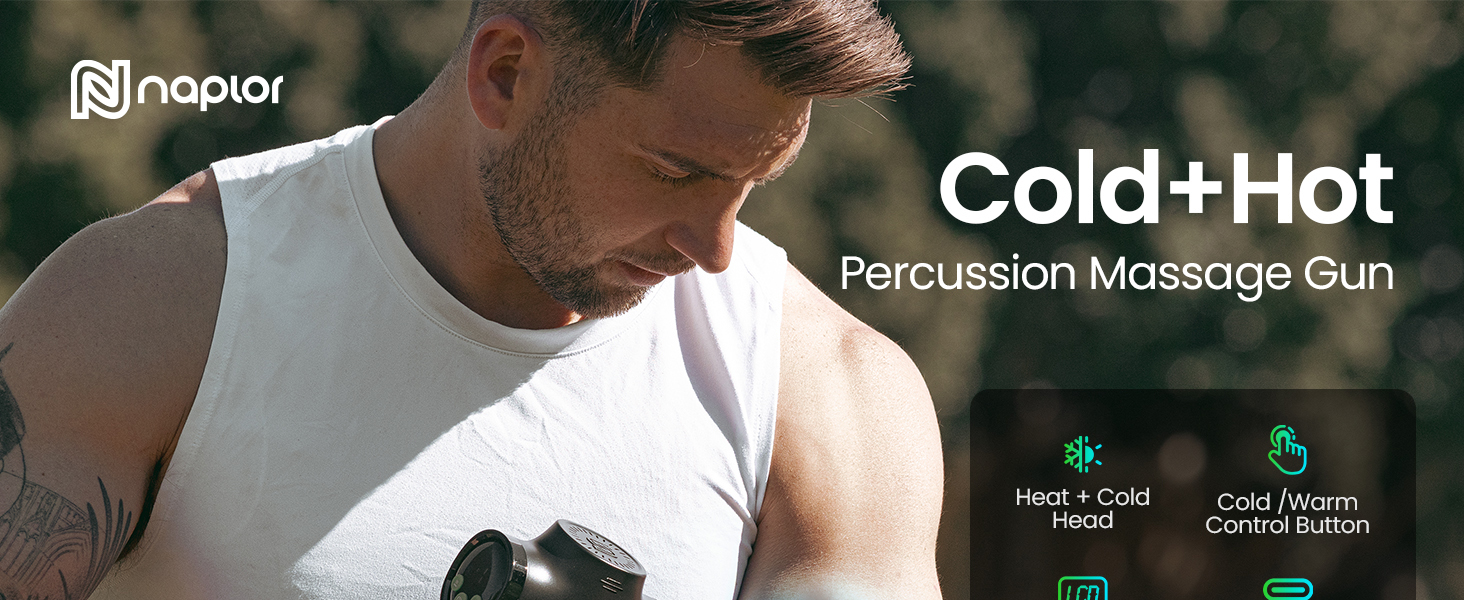 Muscle Massage Gun with Heat and Cold
