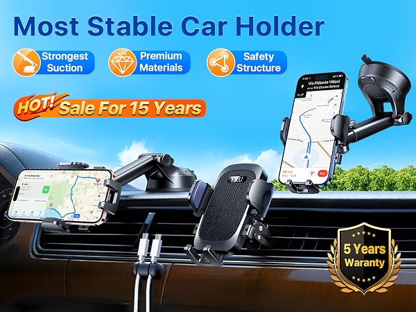 most stable car holder