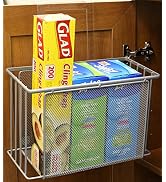 Deco Brothers Over Cabinet Door Organizer, Silver
