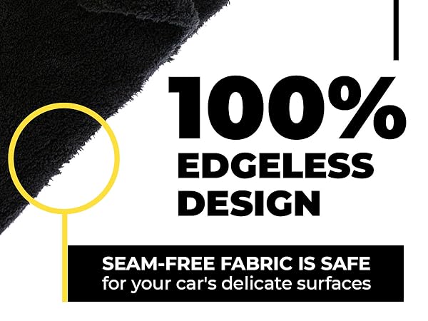Super Soft Drying Edgeless Microfiber Towels for Cars Detailing Buffing