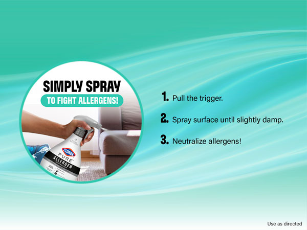 Simply spray to fight allergens