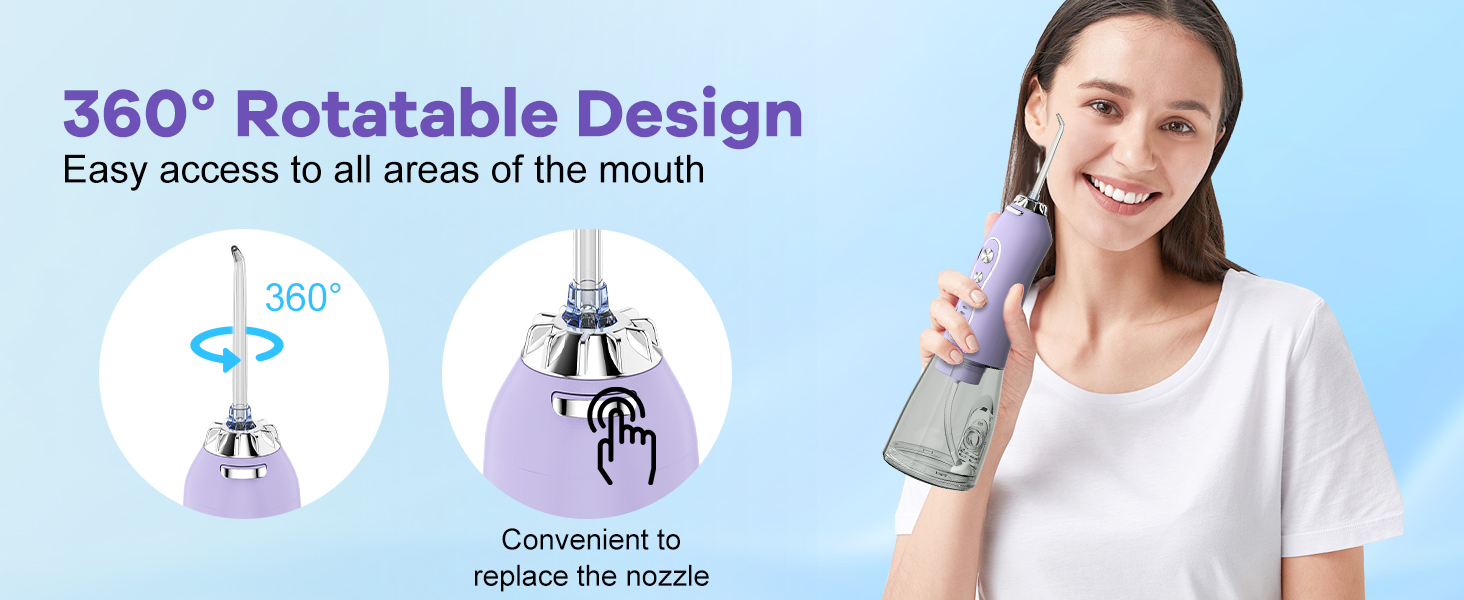portable water flosser with travel case