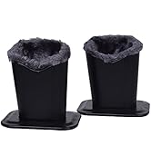 Bleiou Pack of 2 Soft Plush Lined Eyeglasses Holder Stand Protective Glasses Holder Stand